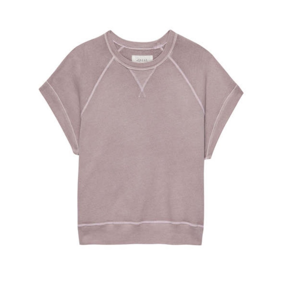 THE GREAT. The Wedge Sweatshirt in Soft Lilac Sz 1